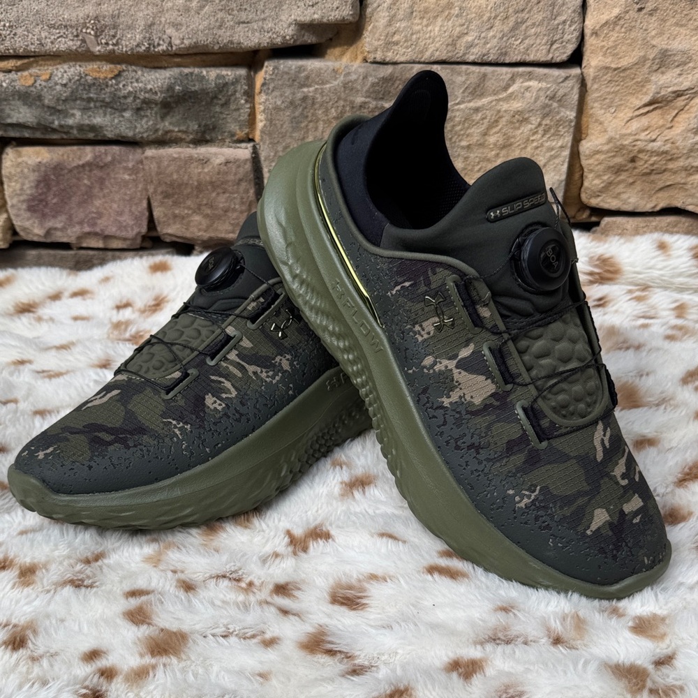 Under Armour SlipSpeed Flow Camo Pack Baroque Green Mens NWOB